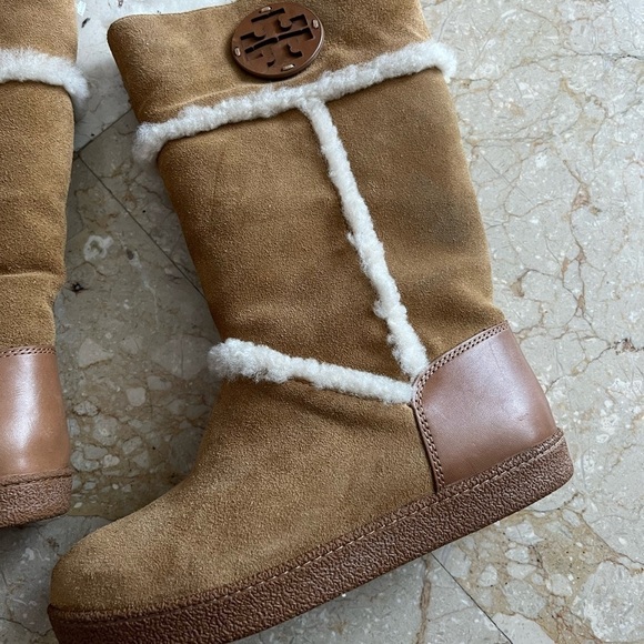 Tory Burch Amelie Sherling Boots - Picture 3 of 16
